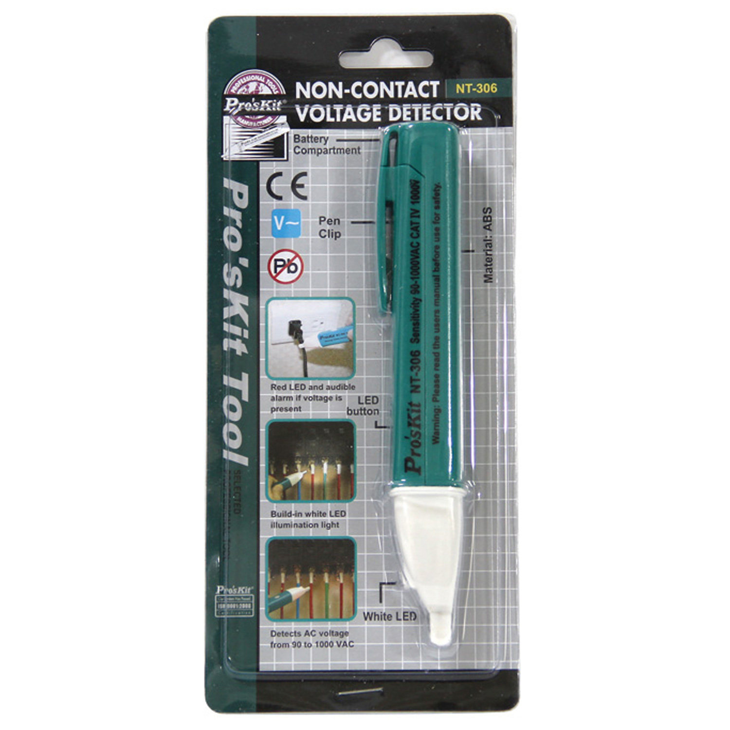 Taiwan Baoworkers NT-306 Non-contact Sense Test Electropen Test Pen Breakpoint Test Electropen Test Electropen Test Electric Pen