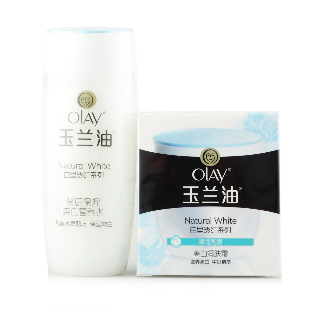Olay/玉兰油健康嫩白深层保湿营养水+润肤霜  补水套装