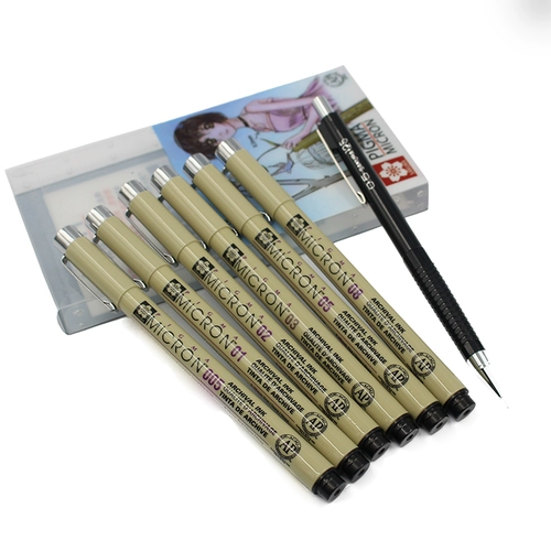 Японский лайнер для школьников, художественный водонепроницаемый комплект, дизайнерские черные комиксы, ручная роспись