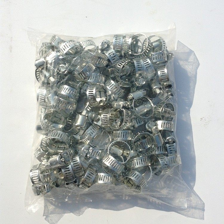 Punch Crown Exploits Stainless Steel Hoop Pipe Clip Hoop Leather Pipe Clip Pipe Clip Pipe Chuck Gas Pipe Oak Tube Card