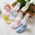 3 hộp quà đôi cotton trẻ em vớ trẻ sơ sinh vớ trẻ em bốn mùa không huỳnh quang bán hộp quà tặng bé sơ sinh Bộ quà tặng em bé