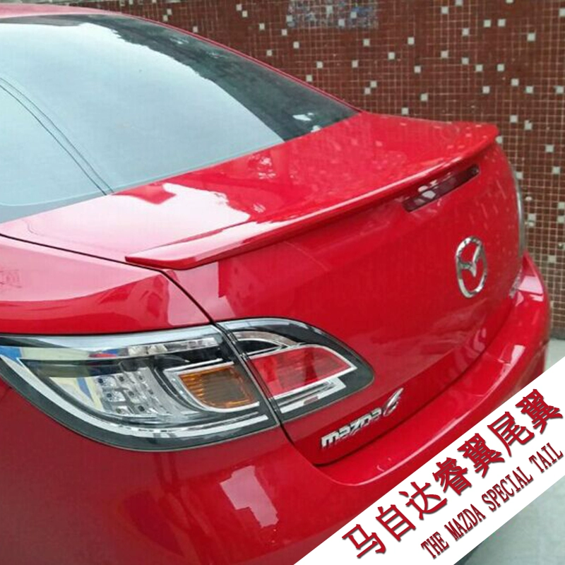 Mazda 6 Rui cánh đuôi cánh 09-14 Ma Liu M6 sửa đổi đặc biệt áp lực đuôi xe ABS đấm miễn phí với sơn - Sopida trên