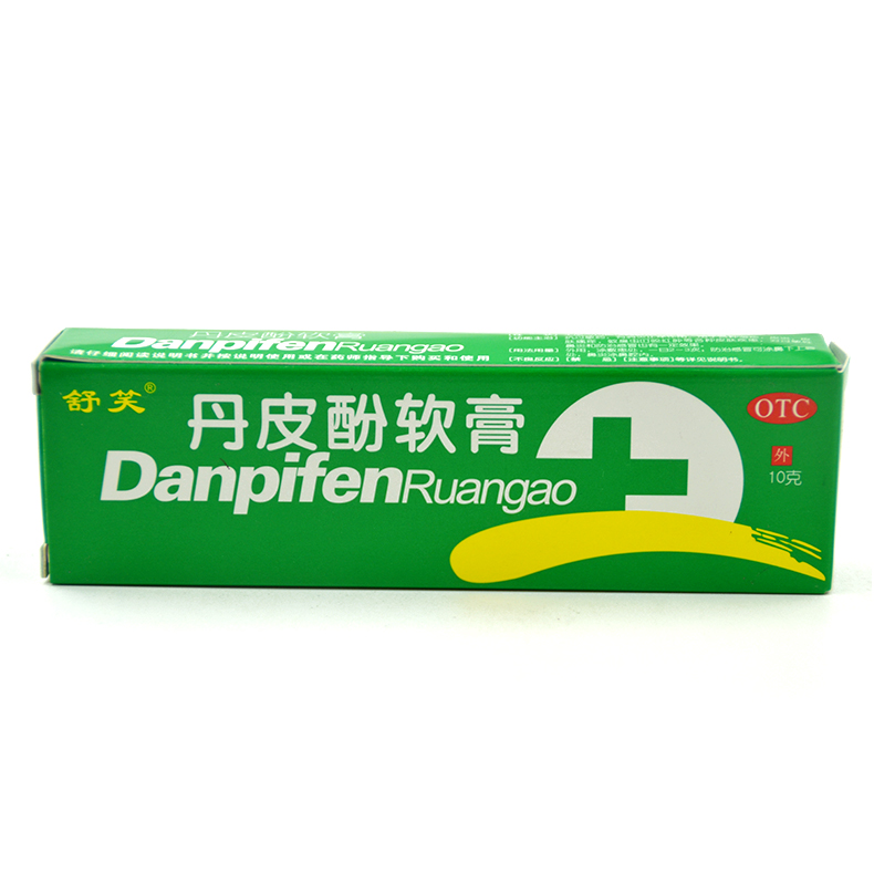 舒笑 丹皮酚软膏 10g 抗过敏 消炎止痒皮炎湿疹瘙痒蚊虫叮咬X