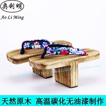 Olimin 2019 Summer new Japanese-style monotoothed wood cosplay special wood slipper special price