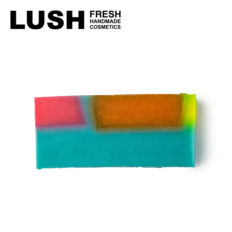 LUSH岚舒 英国正品 缤纷彩虹香氛皂 焕发明亮滋润手工精油皂