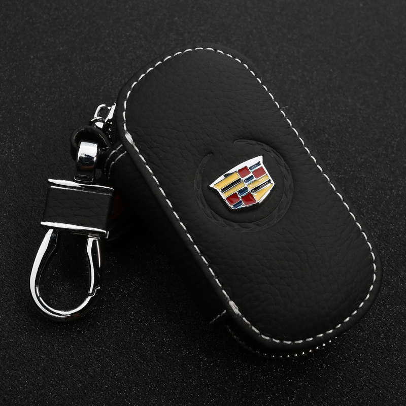 凯迪拉克ATS-L XTS CTS SRX ESCALADE汽车真皮钥匙包真皮套 牛皮