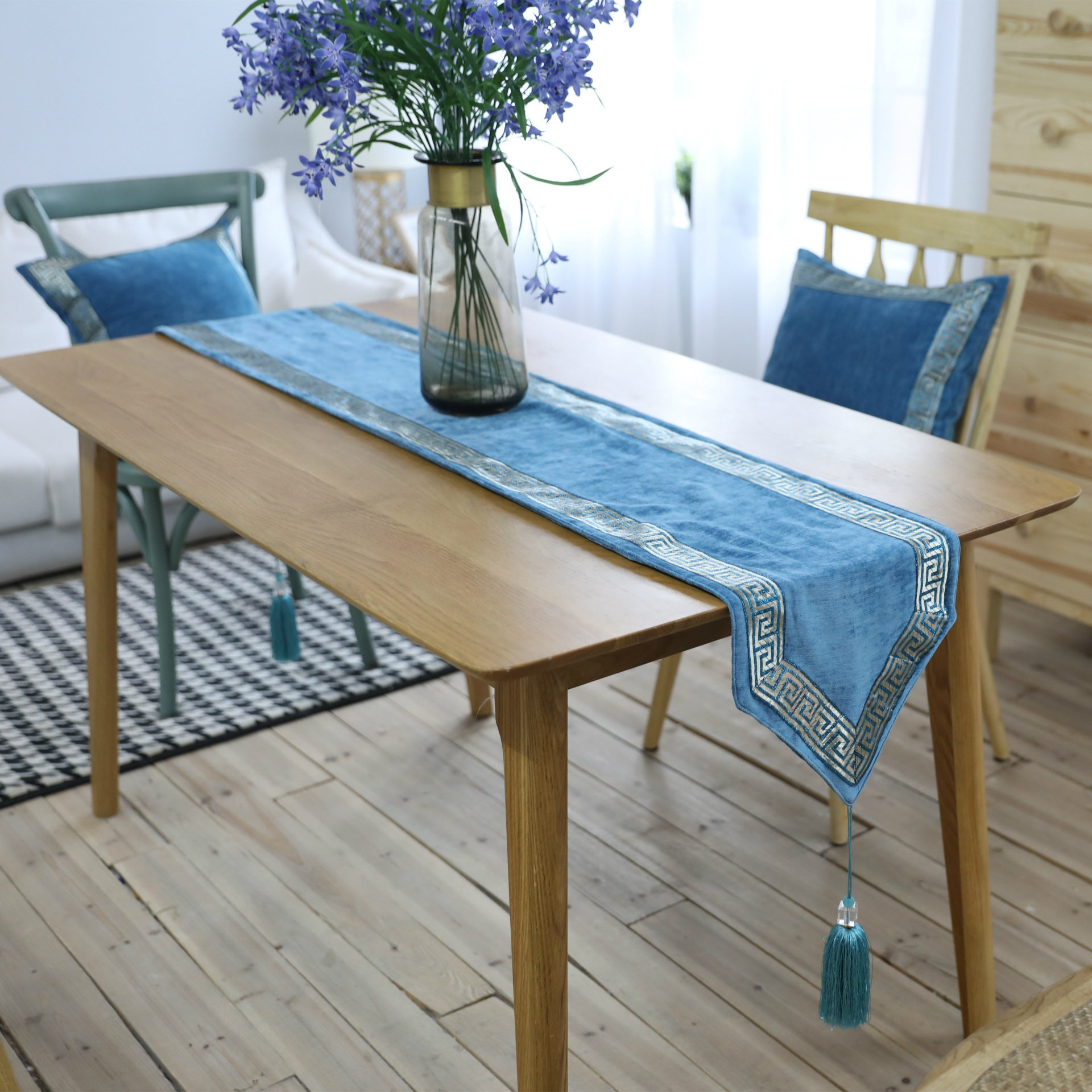 American Countryside Flannel Table Flag Eu Style Extravaganza Chinese Table Cloth Chenille TV Cabinet Tea Table Cloth 100 Hitch Napkins