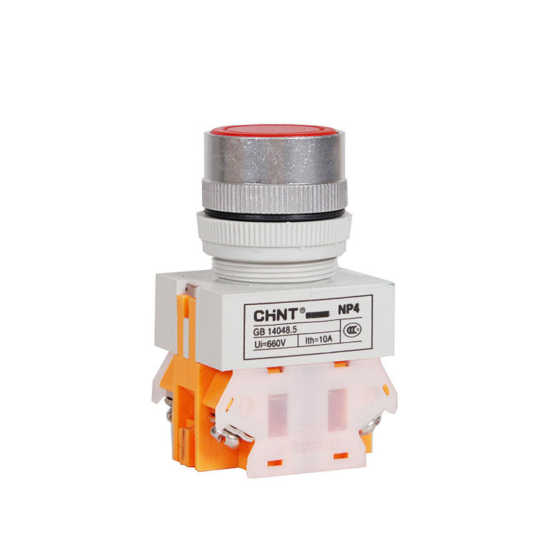 Chint Button Flat Button Self-locking NP4-11BNZS Red Green