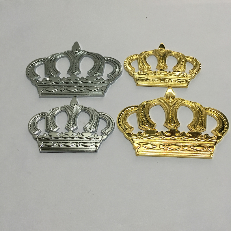 New Metal Crown Car Mark Metal Solid 3D Car Stickup Personality Car Sticker Mark Decoration Sticker