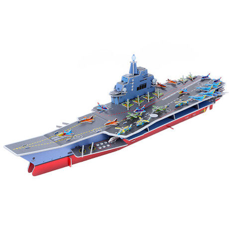 3D Solid Jigsaw Puzzle Assembly Model Army Ships Model Children Gift Puzzle Toy Christmas Day Gift