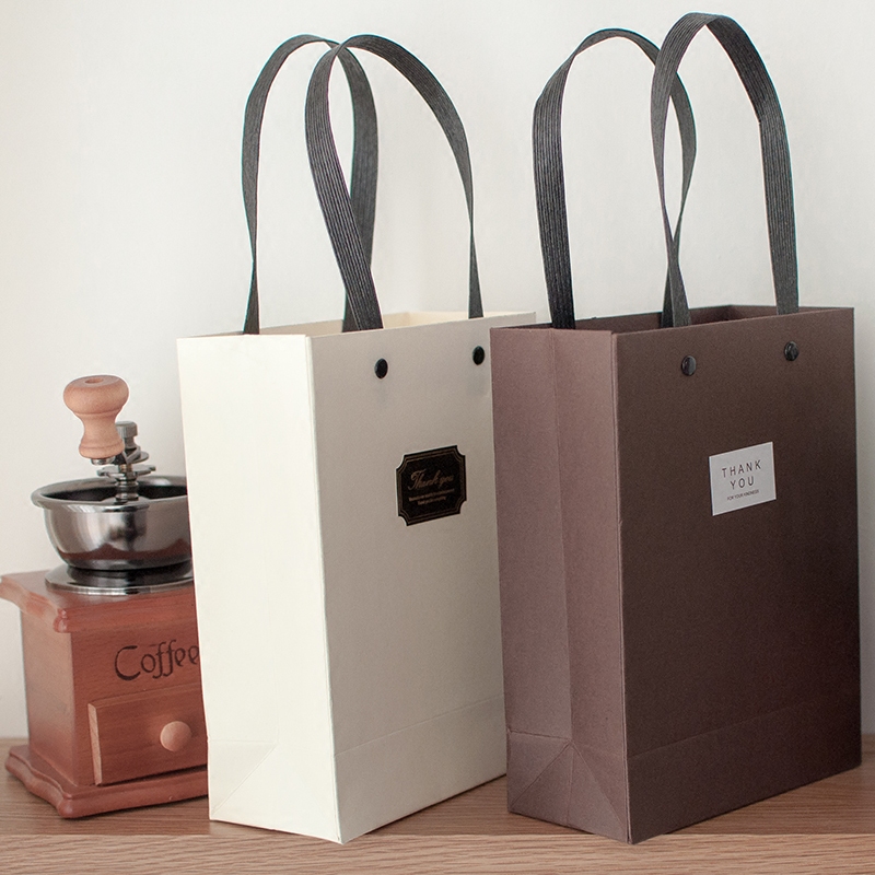 solid color gift bags