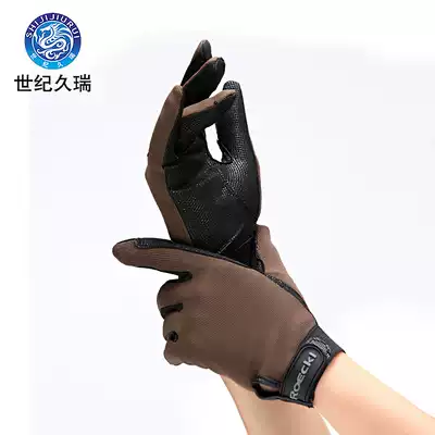 Century Jiurui outdoor products Equestrian equipment accessories Horse riding non-slip gloves Men's and women's children's equestrian gloves breathable