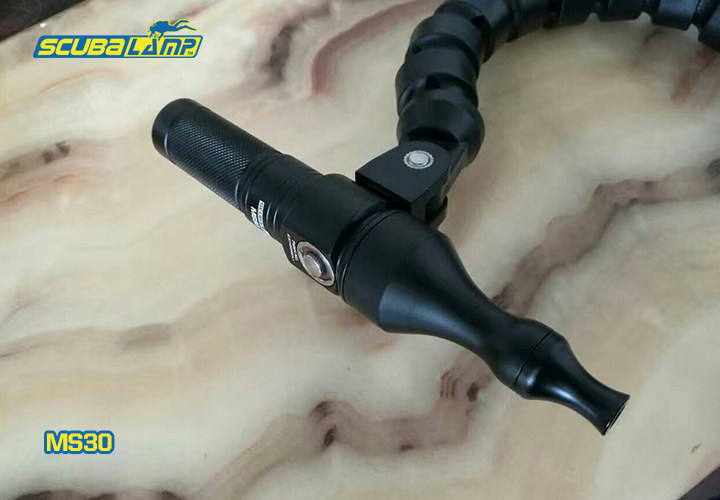 SCUBALAMP MS30 specialized diving micro photography lamp 1200 lumen diving hand electric patent mechanical switch