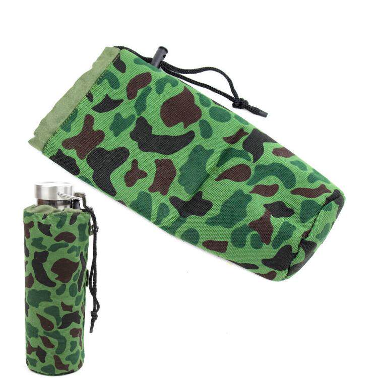 Canvas Kettle Cover Outdoor Sports Kettle Insulation Cover Climbing Water Cup Bag Kettle containing cover bag Debris Bag