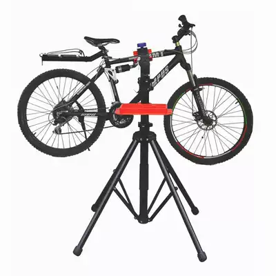 Bicycle repair frame mountain road bicycle maintenance frame aluminum alloy four-foot repair frame car shop special repair frame
