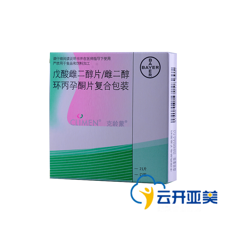 克龄蒙 克龄蒙 戊酸雌二醇片/雌二醇环丙孕酮片复合包装 21片/盒