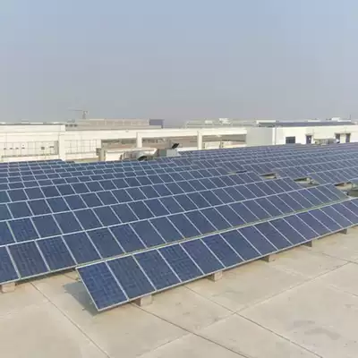 Distributed grid-connected solar photovoltaic power generation system with 50kw50000w roof for enterprises and institutions