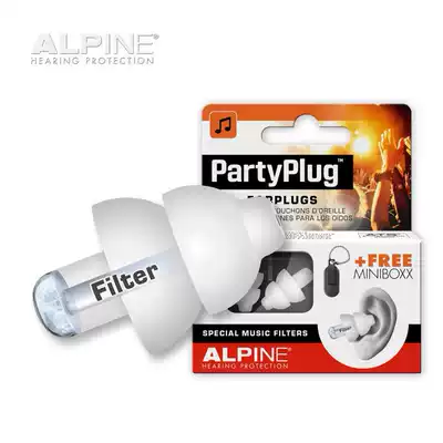 Earplugs for hearing protection of Alpine PartyPlug MusicSafePro music concert
