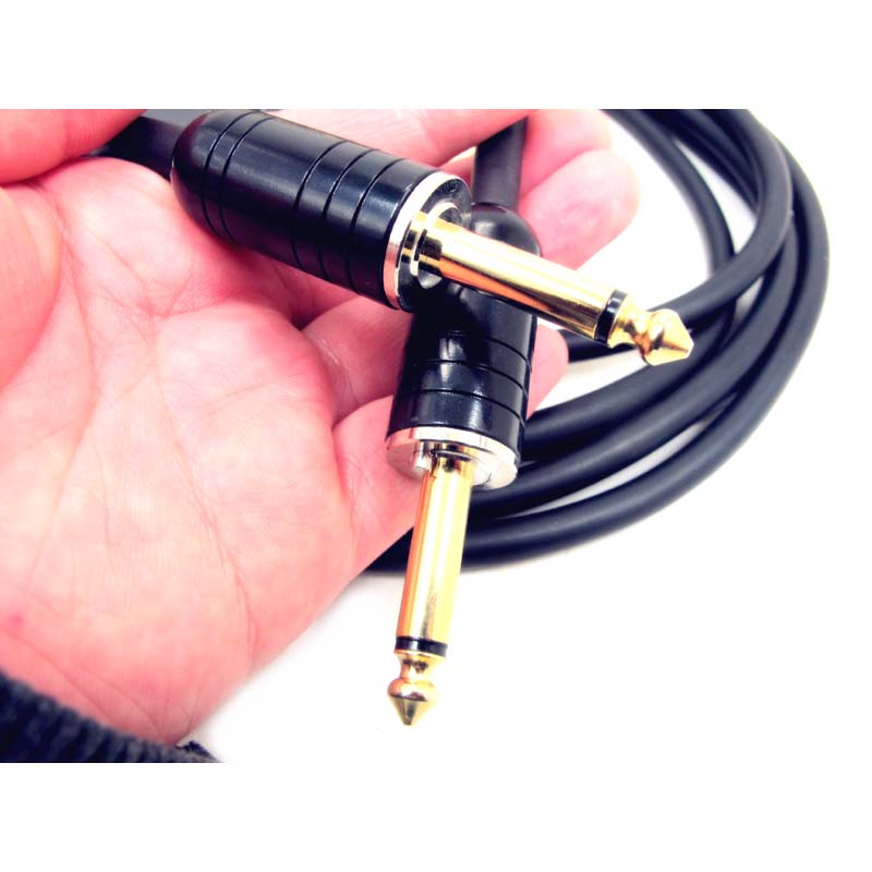 -Electric guitar effect cable Electric bass connection Noise-cancelling guitar cable Switch wire 3 meters