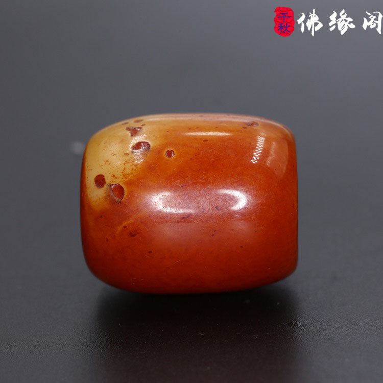 Buddha's Penthouse Chicken Oil Yellow Old Honey Wax Barrel Pearl Lezi Boutique Drum Pearl Top Pearl Multi-Treasure Hand String Accessories Beads DIY