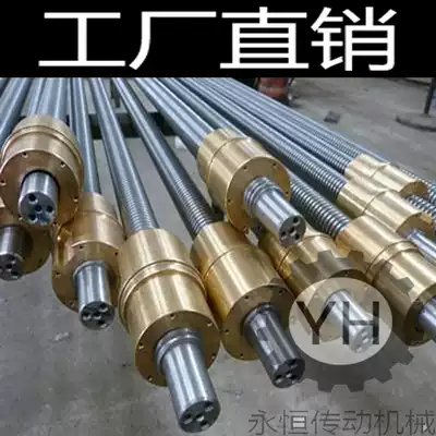 Manufacturer custom-made processing trapezoidal screw nut machine tool screw multi-head screw positive and negative tooth ball screw