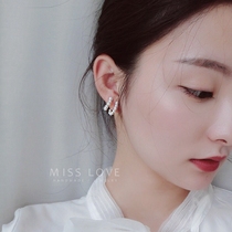 Stuck with different ear clip shop owner Original Design 14K gold Pearl mosquito coil ear clip