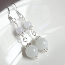 Noble temperament sterling silver new natural jadeite prosperous career from all directions