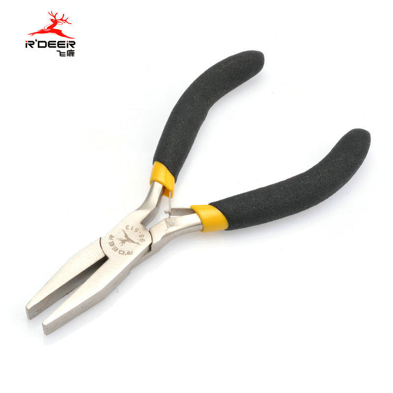 Flying Deer 125mm Nickel-iron alloy Mini Toothless Flat Mouth Pliers 5 Inch Flat Mouth Pliers 98-513-Taobao