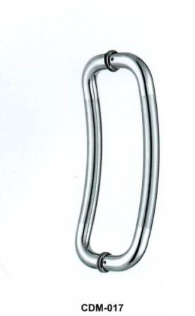 KFC door stainless steel handle bend handle aluminum door glass door McDonald's door handle shower room handle