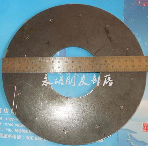 Permanent magnet ironless generator with outer rotor magnetic steel back iron DIY generator back iron diameter 165-252mm