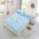 Giường cotton một mảnh bông dày Simmons bảo vệ tấm trải giường trượt bộ chăn ga gối đệm cộng với bông 1,5m / 1,8 Trang bị Covers