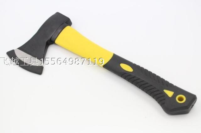 45# Steel forged axe packed plastic fiber handle axe 613 axe crackling wood cutting trees to cut and chop bones