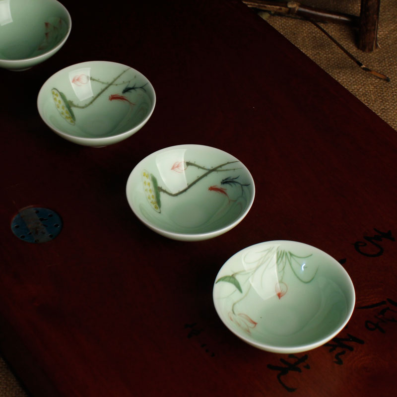 Ceramic tea cup Ceramic cup cup cup cup cup of cup of cup of cup of cup of cup of kung fu tea