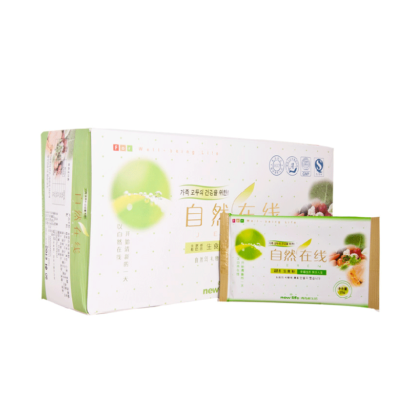 官方专柜正品 韩国新生活化妆品 自然在线生食粉25G*30袋