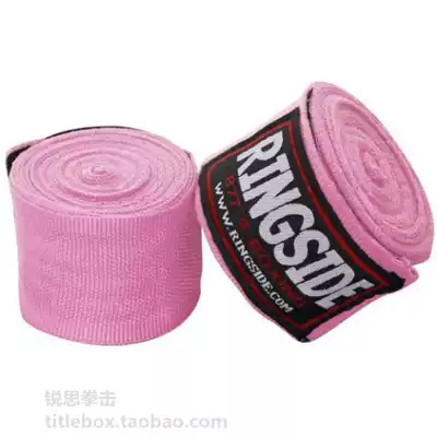 (US)RINGSIDE boxing hand bandage elastic hand guard strap wrapped around the hand female pink