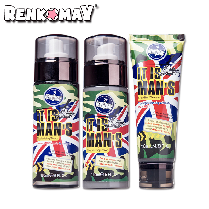 RENKOMAY/蕾珂美零度冰点型男MANS套装深层清洁补水保湿控油滋润