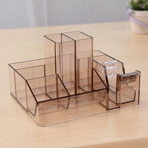Multifunctional Creative Pen Holder Korea Fashion Student Pen Holder Desktop Office Supplies Containing Box Pen Holder