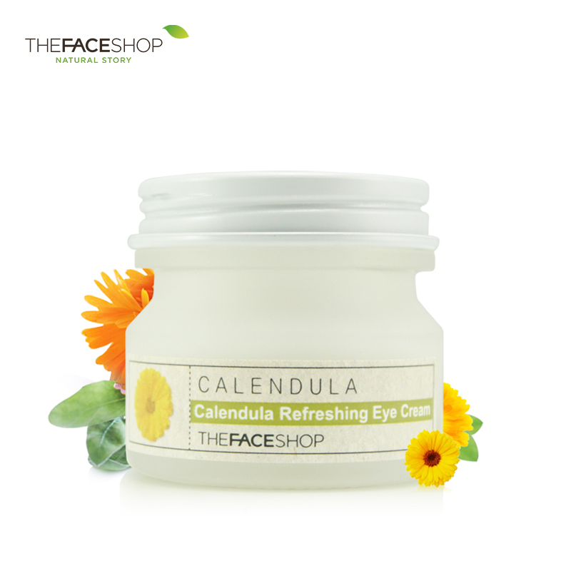 The Face Shop/菲诗小铺金盏花清润眼霜 护理淡化细纹 保湿补水