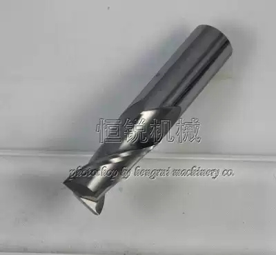 Integral carbide straight shank keyway milling cutter tungsten steel milling cutter two-edge YG10X good material can be non-standard