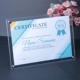 Khung plexiglass khung pha lê acrylic đặt hộp chứng chỉ A4A3 phiên bản mới của khung giấy phép kinh doanh tùy chỉnh - Kính kính mát nam Kính