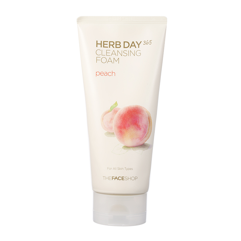 THE FACE SHOP/菲诗小铺草本水蜜桃洗面奶 深层清洁补水保湿 170g