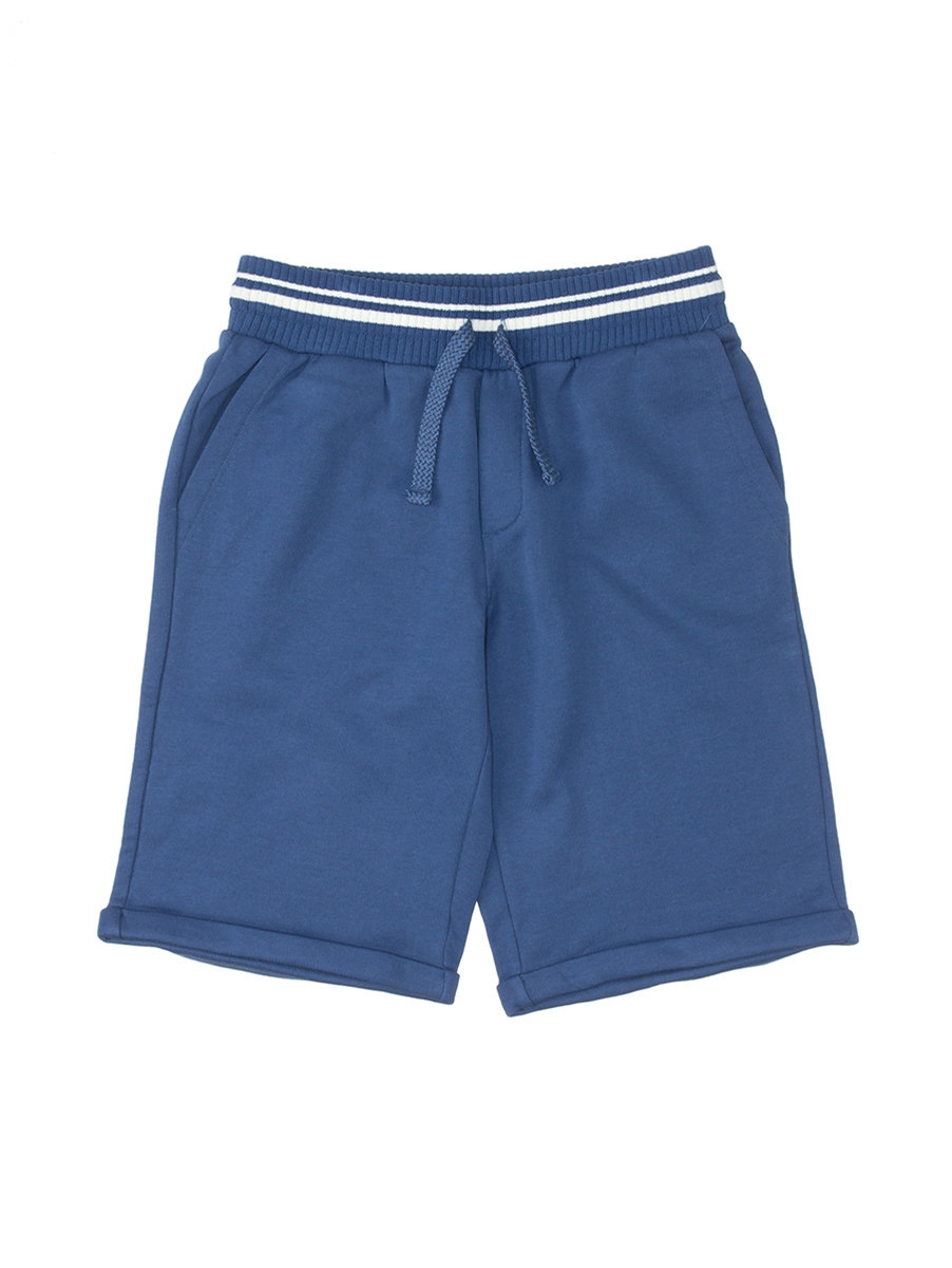 Dolce&Gabbana 蓝色系带卷边运动短裤