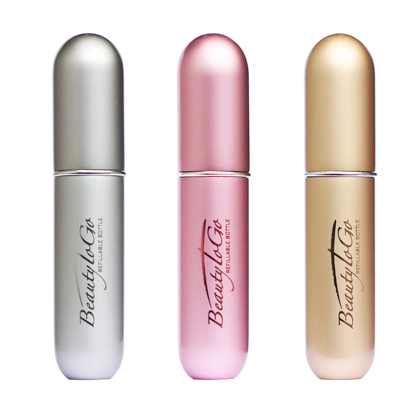 BeautyToGo 便携香水瓶 可充喷雾香水分装瓶空瓶 4ml 3色