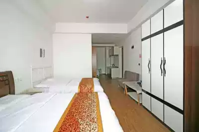 Harbin Xingrongyu Hotel-style apartment Comfortable twin-bed room