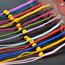 Key buckle pendant rope flat knot with living buckle key buckle line pendant rope Taiwan line handwoven pendant buckle