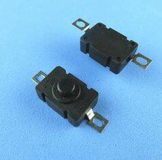 Self-locking push button switch