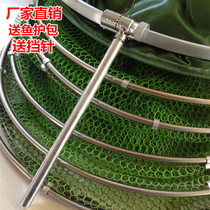 Special price fish protection rubberized anti-hanging stainless steel ring fishing protection net competitive fish protection net pocket fishing gear for fishermen