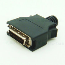 Yunteng FMD26M-K-AL SCSI plug HPDB26 male plastic shell 26-core male crimp connector