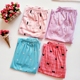 Phim hoạt hình Quần Pyjama Quần dệt kim nữ Quần nhà mùa hè Cotton mùa thu Quần lỏng Quần nhà Quần mùa xuân và mùa thu quần áo thể thao Quần tây