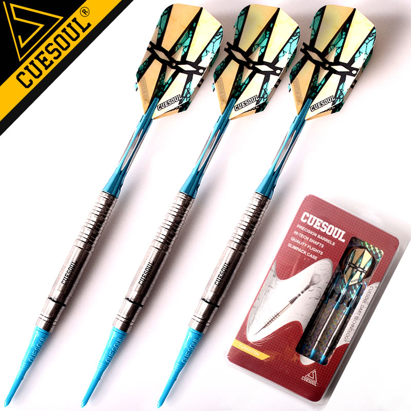 CUESOUL 3 Mount 18 gr Tungsten Steel Dart Dart Professional Competition Class Club Soft-style Electronic Dart Suit